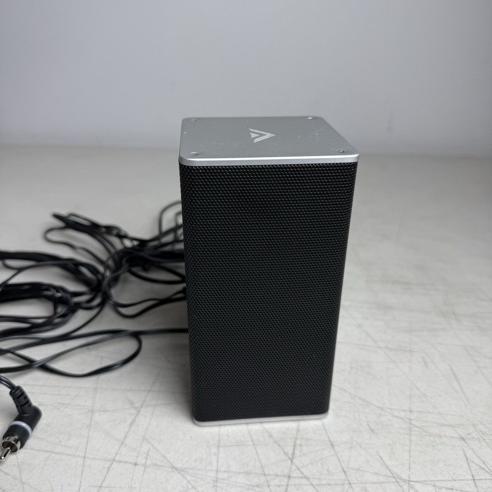 VIZIO Wired Satellite Speakers Black Silver Rectangular with Speaker Wire - Picture 6 of 9